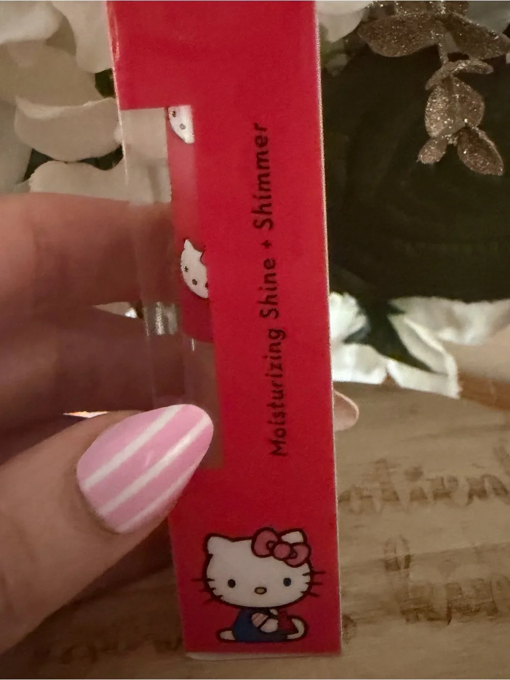 The Crème Shop x Hello Kitty Kawaii Kiss Lip Oil - Clear Shimmer (Watermelon)